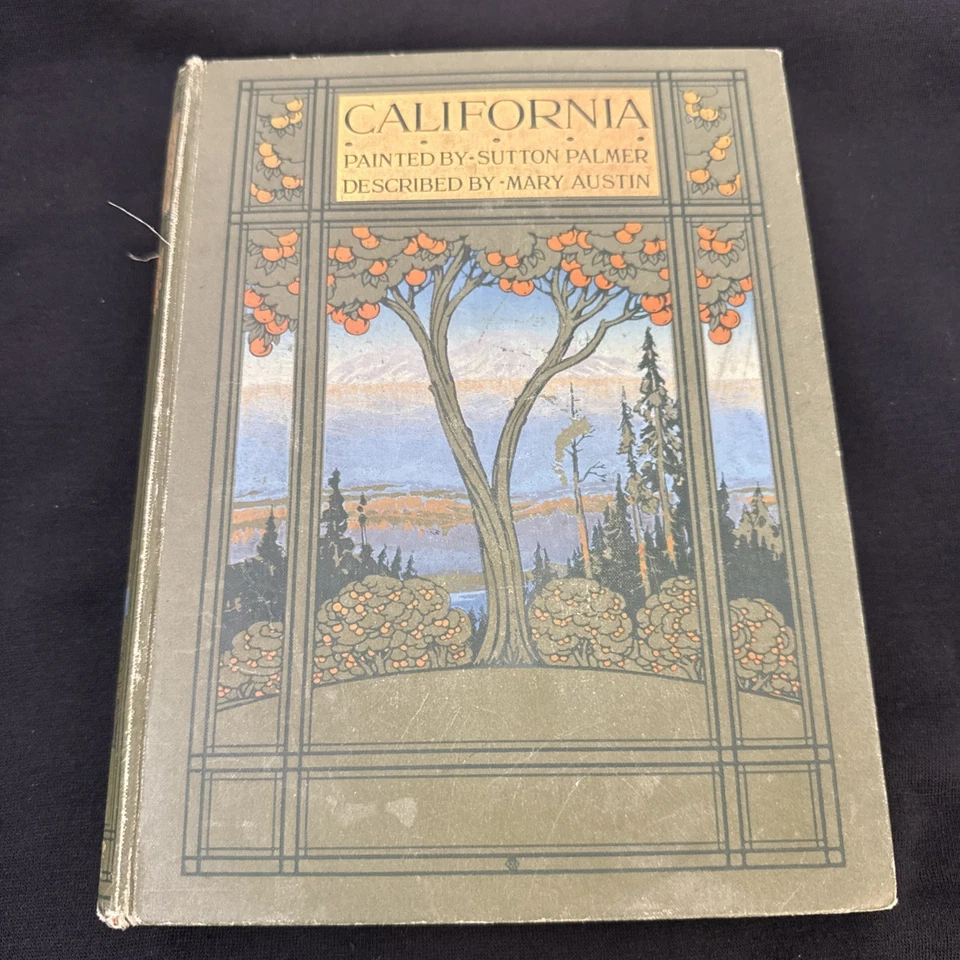 California The Land of the Sun Sutton Palmer Mary Austin 1914 First Edition ISH - Image 1 of 4