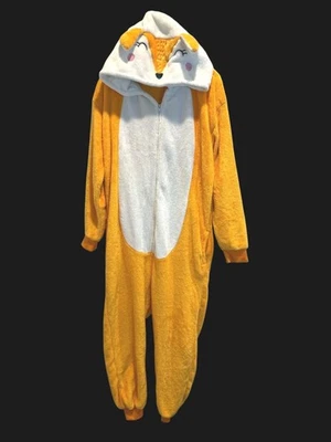 狐狸动物服装全身毛绒橙色女式小号角色扮演睡衣休闲 — 第 1/3 张图片