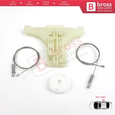 Power Window Regulator Repair Set Rear Right for Kia Sportage MK3 SL 2010-2015 - Image 1 of 4