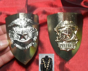 2 Stk Michael JACKSON Man IN The Mirror Replica Buckle Kit Chrome Rare Neu & Ovp - Bild 1 von 1