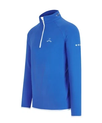 Crossed Schläger 1/4 Zip Pullover - Golf God Clothing Pulli Oberteil - Größen S-2XL