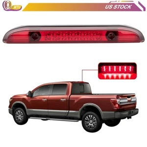 Third brake light For 2001-2004 Nissan Frontier Pickup Chrome Red Lens - Picture 1 of 12