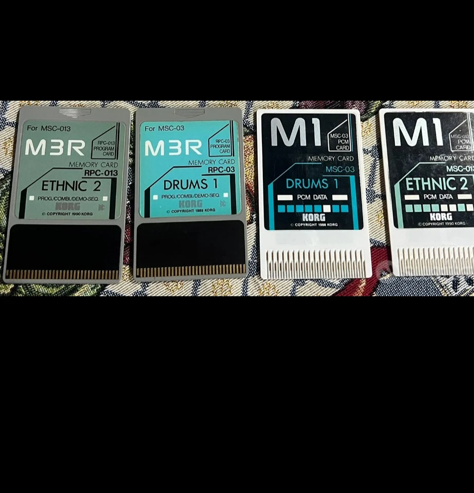 2 DOPPIE CARD   RPC-03  RPC-013  x KORG M3R - Bild 1 von 1