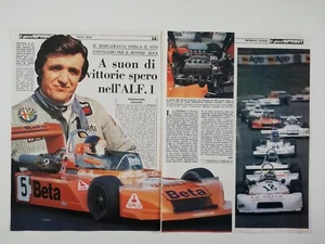 Clipping Articolo 1979 Piercarlo Ghinzani Spero nell' ALFA ROMEO MARCH ALFA 1 - Foto 1 di 2