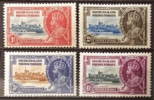 M503) Bechuanaland Protectorate 1935 KGV Silver Jubilee set MHOG Scott 117-20 - Picture 1 of 2