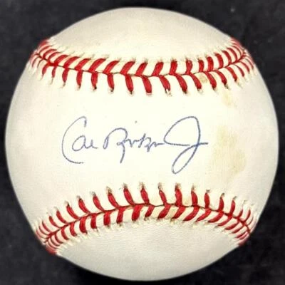 Cal Ripken Jr. signed OAL American League Baseball autograph Orioles Beckett BAS - Image 1 of 3