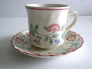 Bruyère Rose Tasse und Untertasse Floral Fine English Tableware Churchill CE - Bild 1 von 7