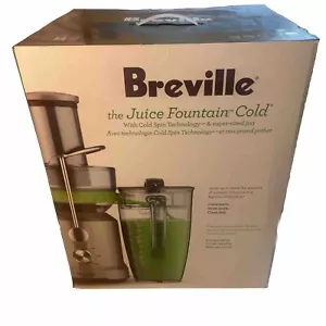 Exprimidor eléctrico centrífugo frío fuente de jugo Breville - plateado (BJE430SIL) - Imagen 1 de 5