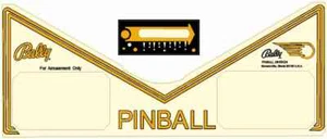 Eight Ball Deluxe Pinball Machine Apron Decal Set - Picture 1 of 1