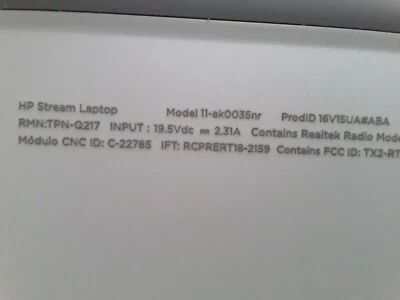 HP Steam 11-ak0020nr 11,6 pulgadas (32 GB, Intel Celeron N, 1,10 GHz, 4 GB)... Foto 1 de 3