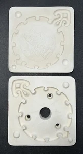Duncan Ceramic Slip Casting Mold 19A Flower Power 1960's "LOVE" Trivet - Picture 1 of 5