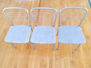 (3) Cosco Gate Leg Folding Chairs | Vintage Mid-Century Modern | TAN/Gold - Picture 1 of 16