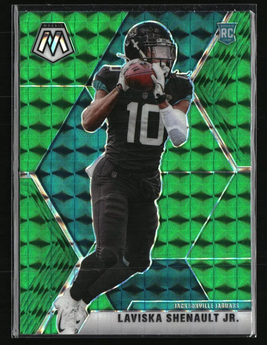 2020 Panini Mosaic Laviska Shenault Jr #217 Green Mosaic Prizm RC SP