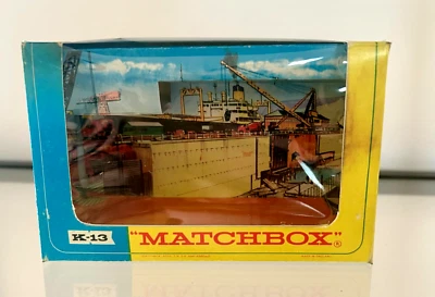 Camión de concreto Matchbox Lesney tamaño King listo para mezclar K-13 caja vacía repro Foto 1 de 4