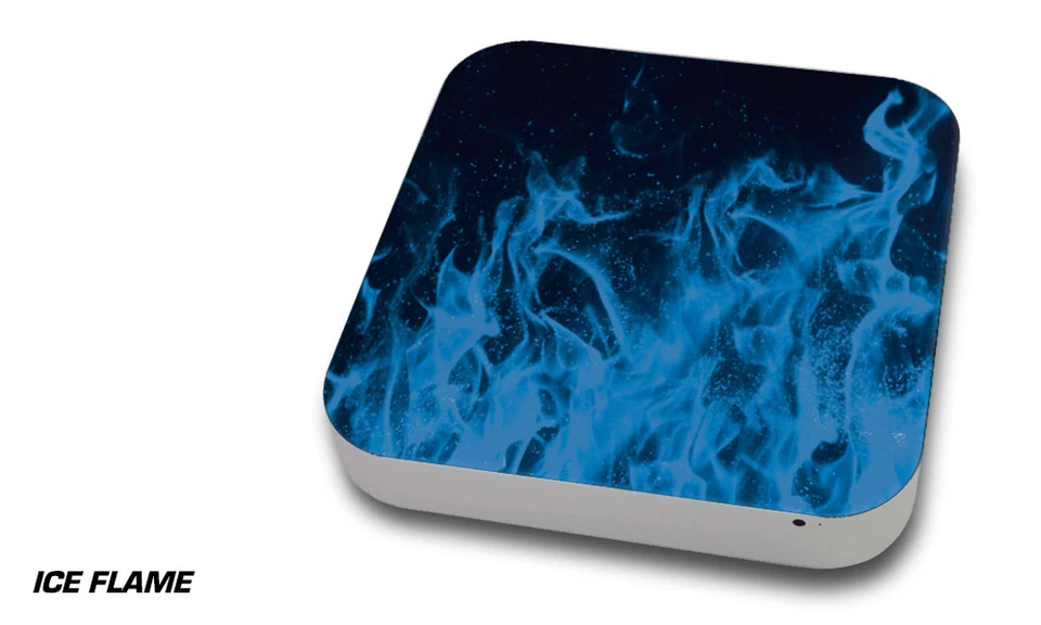 Skin Decal Wrap for Apple Mac Mini Desktop Computer Graphic Protector ICE FLAME - Image 1 of 1