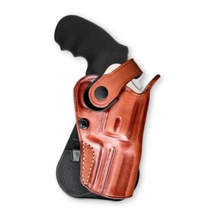 Leather OWB Paddle Holster Fits, Colt King Cobra 357 Mag 6-Shot 3" Barrel #1631# - Picture 1 of 10