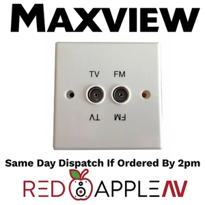 Maxview TV and Radio Diplexing Faceplate FREE Delivery - Picture 1 of 2