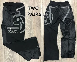 2x Paar Damen SCHWARZ Gr.8-10 kleine Zumba Fitness Kampfhose Hose - Bild 1 von 5