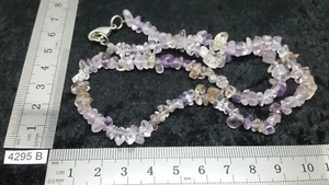 Collier baroque chips AMETRINE 45 cm mineraux lithotherapie soin reiki - Picture 1 of 1