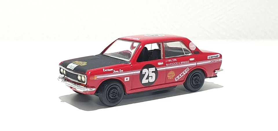 1/64 Konami Dydo NISSAN DATSUN BLUEBIRD 1600SSS RALLY diecast car model - Image 1 of 3