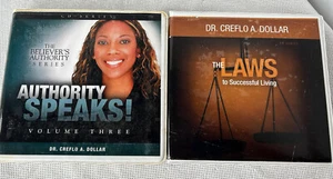 Dr. Creflo A Dollar 2 CD Sets The Laws to Successful Living and Authority Speaks - Picture 1 of 15