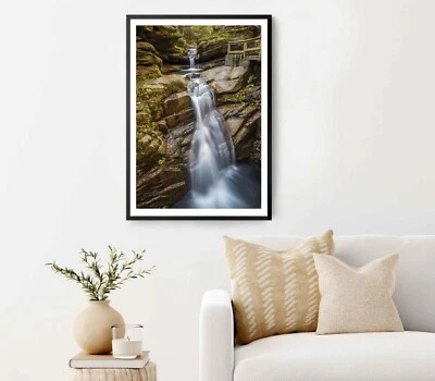 Sabbaday Falls In New Hampshire Poster Premium Quality Choose your Size - Image 1 of 4