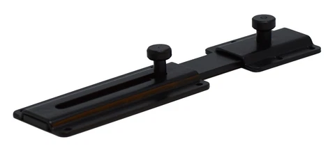 Gate lock latch LOCKSET 8.50" WITH SECURITY LOCK SYSTEM BLACK Cover
