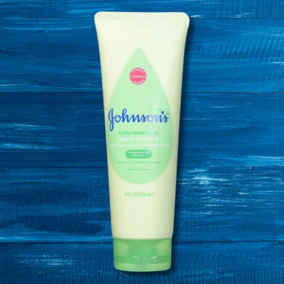 Johnson's Creamy Oil Moisturizing Baby Body Lotion, 8 fl. oz - Image 1 of 4