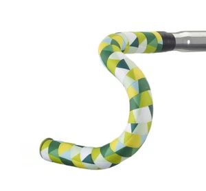 BTP Handlebar Tape Ribbon Woven JELLY GREEN  Road Touring Bicycle Bikes - Picture 1 of 1