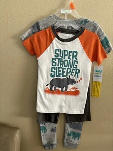 Toddler boys four piece sleep set - Picture 1 of 3