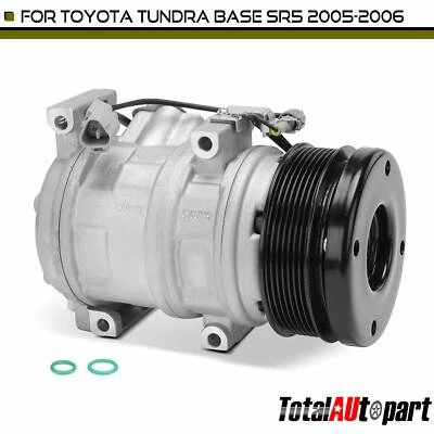 Compressor A/C 117,47 MM com polia de 7 ranhuras para Toyota Tundra 2005-2006 4,0L - Imagem 1 de 4