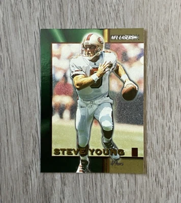 1996 The Score Board 'NFL Lasers' | Steve Young | #60 | San Francisco 49ers - Image 1 of 2