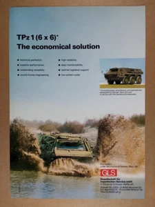 1981 TPz 1 Fuchs vintage print Ad - Picture 1 of 1