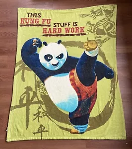 Dreamworks Kung Fu Panda grüne Decke Zeug ist harte Arbeit B1 - Bild 1 von 5