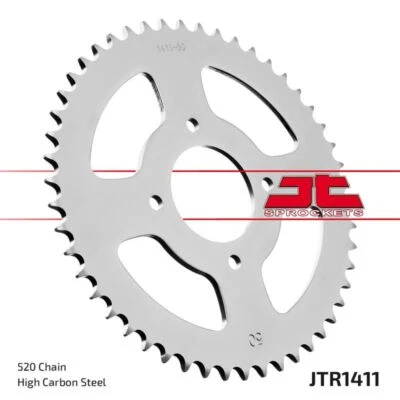 JT Rear Steel Sprocket 50-520 For Kawasaki KLT200A4A Duckster B1,C1,C2 1983-1984 - Image 1 of 3