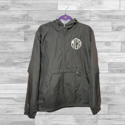 Chaqueta cortavientos negra Charles River Apparel MCA unisex mediana Foto 1 de 4