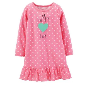 $26  NWT ☀CARTERS☀ Sz 4/5 HAPPY DAY Pajamas NEW  Gown   Girls - Picture 1 of 1