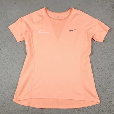 Camiseta Nike Mujer Talla Mediana Melocotón Swoosh Active Manga Corta Damas Foto 1 de 4