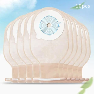 10PCS Colostomy Bags Colostomy Disposable Ostomy Drainable Single Use Bags -lq - Picture 1 of 12