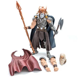 2015 Hasbro Marvel Legends Odin Allfather BAF 7" Figure Complete Thor - Picture 1 of 2