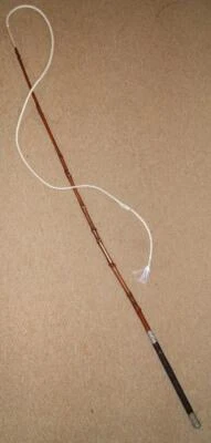 Victorian Holly Pony Trap / Cart Driving Whip & Lash Silver Furnished By Watkin - Image 1 of 4