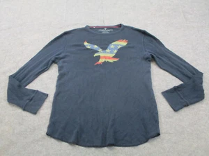 American Eagle Shirt Mens Extra Large Tall XLT USA Flag Graphic Thermal Tee - Picture 1 of 9