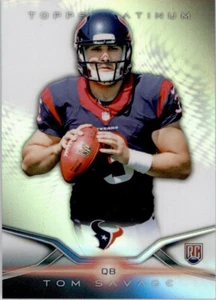 2014 Topps Platinum TOM SAVAGE RC #129 HOUSTON TEXANS PITT PANTHERS🏈 - Picture 1 of 2