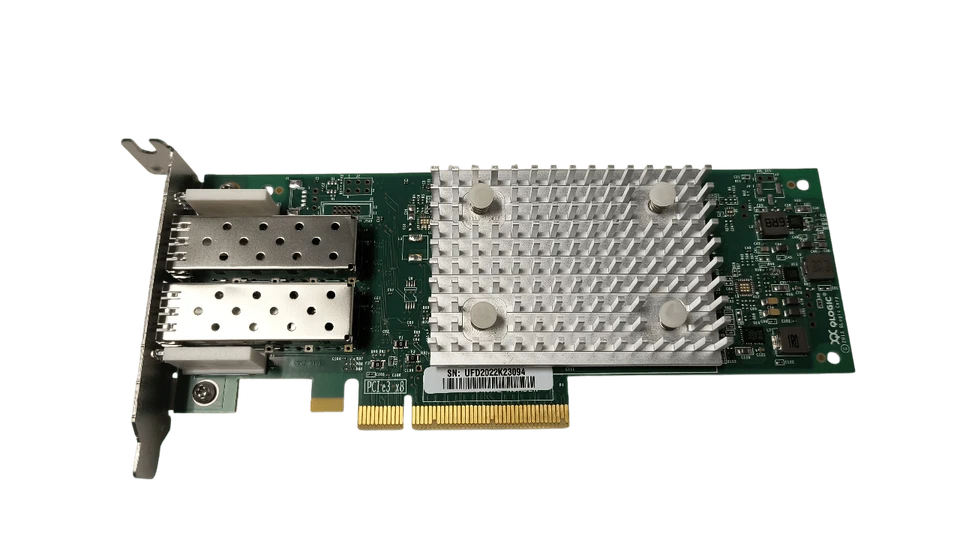 Lenovo 01KR586 Qlogic QLE2692-LNV Dual Port 16Gb HBA Half Height No SFPs - Image 1 of 4