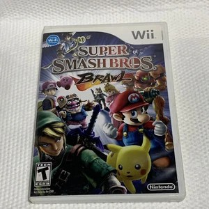 Super Smash Bros. Brawl Nintendo Wii 2008 Complete - Picture 1 of 6