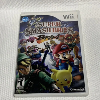 Super Smash Bros. Brawl Nintendo Wii 2008 Complete - Image 1 of 4