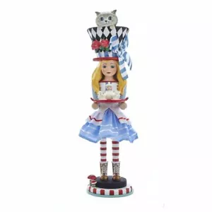 Kurt Adler 19.5" Hollywood Alice Nutcracker, Blue - Picture 1 of 1