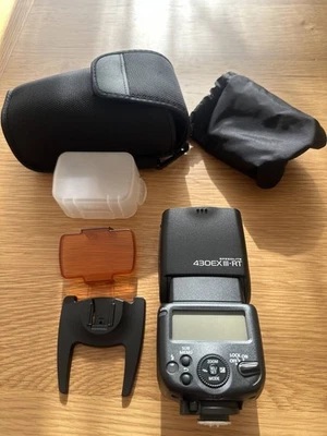 Canon Speedlite 430EX III-RT Flash for EOS DSLR Camera TTL Shoe Mount Unit - Image 1 of 2