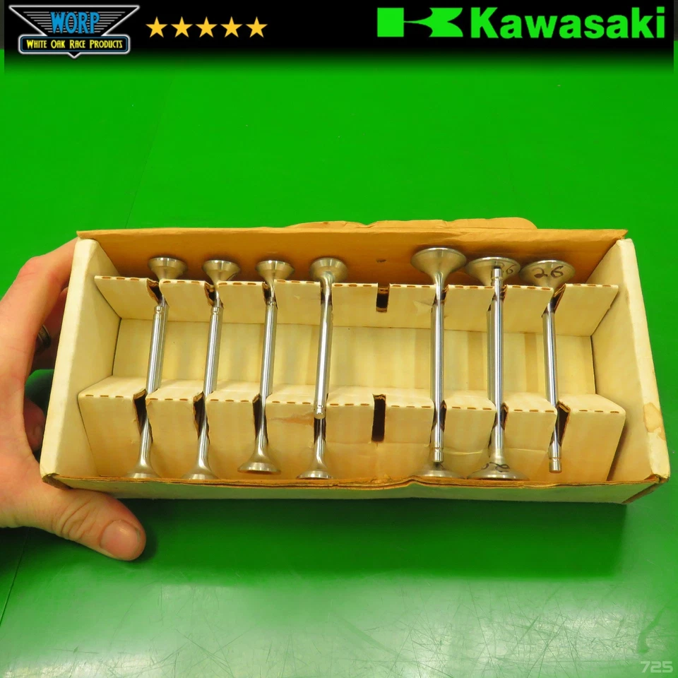 GENUINE VANCE AND HINES KAWASAKI NINJA 600R VALVES SET 26MM + - Image 1 of 4