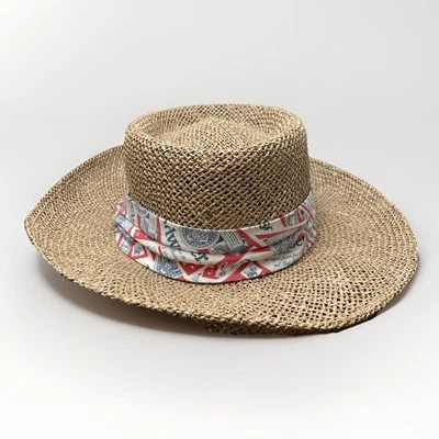 Sombrero de playa vintage para hombre Budweiser cerveza exterior paja natural Miller Bud Coors Foto 1 de 4